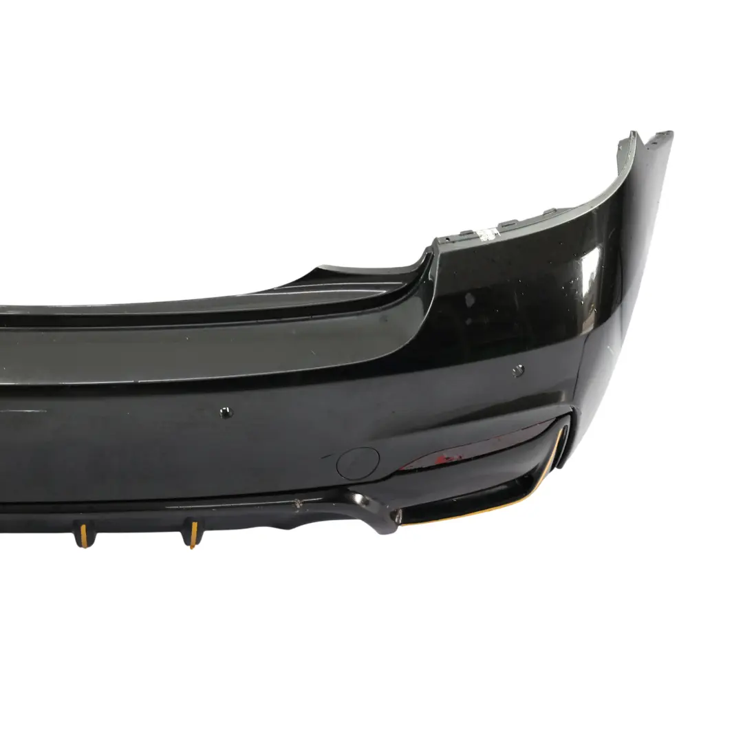 Bumper Rear Trim Panel M Sport Black Sapphire Metallic - 475 to BMW F22 F23 with Part number 8055965 BMW F22 F23 Bumper Rear Trim Panel M Sport Black Sapphire Metallic - 475 - SKU 8055965-BS - Part number 8055965