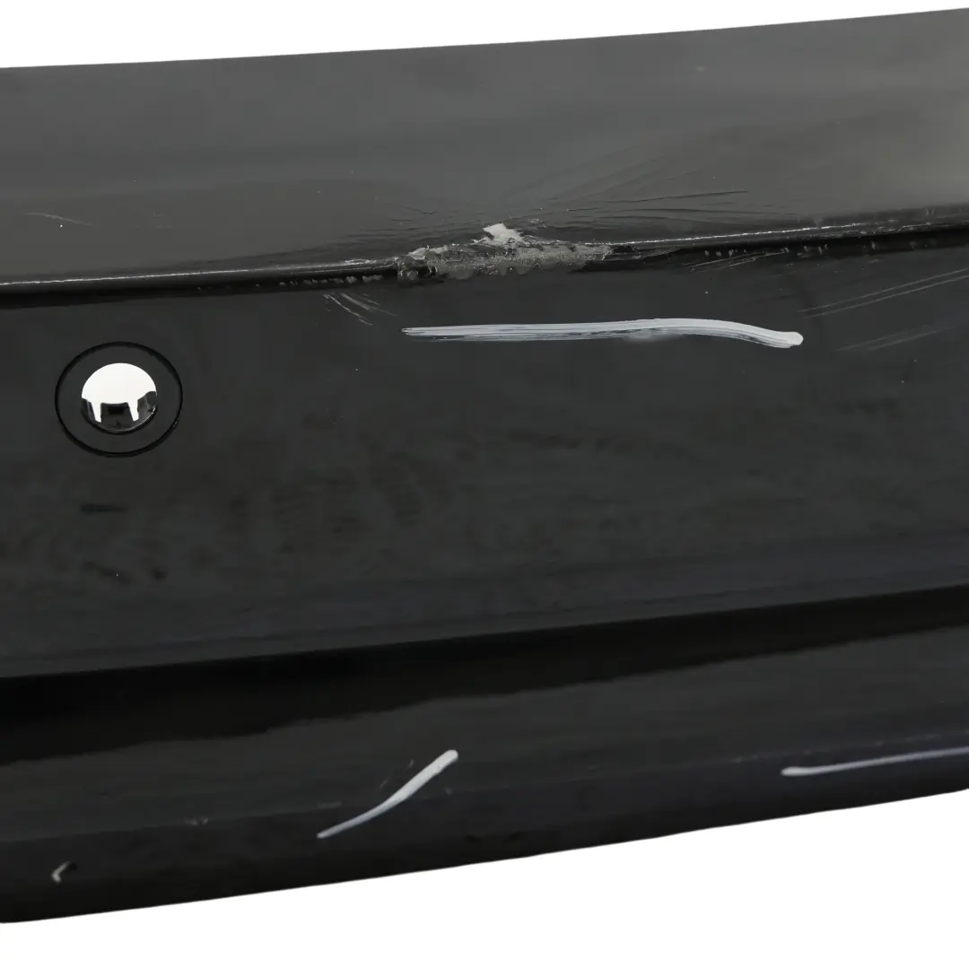 Bumper M Sport Trim Panel PDC Black Sapphire Metallic - 475 to BMW X5 F15 Rear with Part number 8058060 BMW X5 F15 Rear Bumper M Sport Trim Panel PDC Black Sapphire Metallic - 475 - SKU 8058060-BS - Part number 8058060