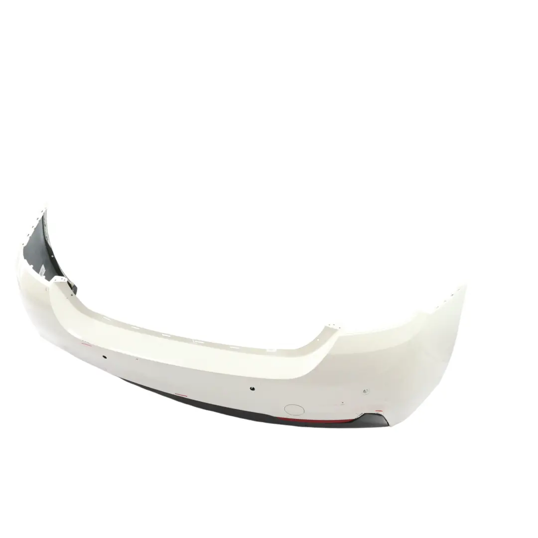 BMW F32 F33 M Sport Rear Bumper Trim Panel PDC Alpinweiss Alpine White - 300 - SKU 8060889-AW7 - Part number 8060889