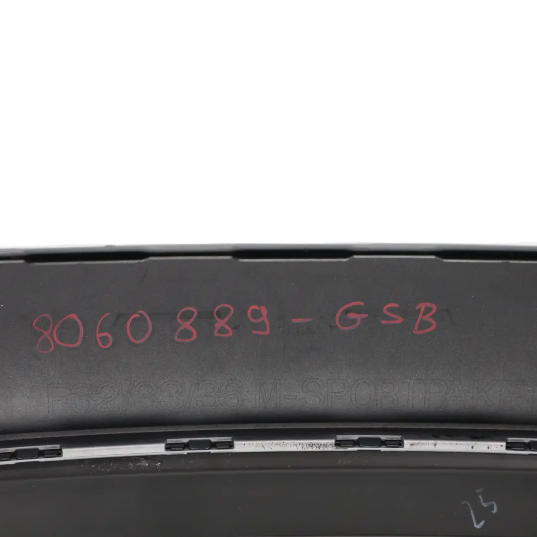 Bumper Trim Panel PDC Glacier Silver Metallic - A83 to BMW F32 F33 M Sport Rear with Part number 8060889 BMW F32 F33 M Sport Rear Bumper Trim Panel PDC Glacier Silver Metallic - A83 - SKU 8060889-GSB - Part number 8060889