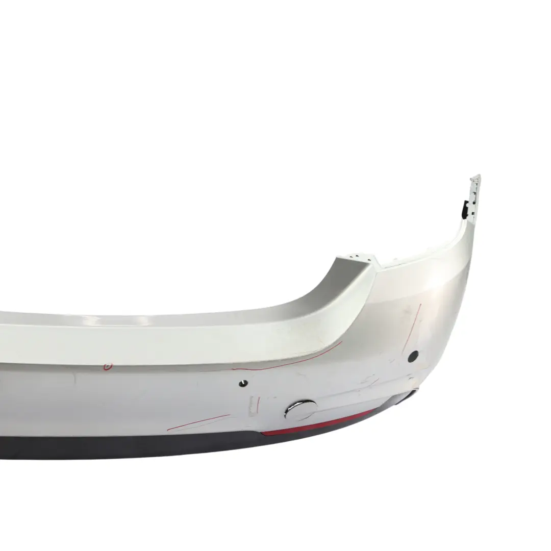 BMW F32 F33 M Sport Rear Bumper Trim Panel PDC Glacier Silver Metallic - A83 - SKU 8060889-GSB - Part number 8060889
