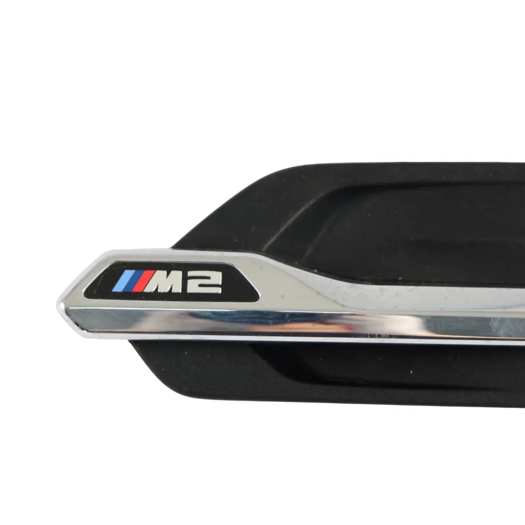 Wing Side Panel Cover Trim Panel M SPORT Left N/S Chrome to BMW M2 F87 with Part number 8062197 BMW M2 F87 Wing Side Panel Cover Trim Panel M SPORT Left N/S Chrome - SKU 8062197 - Part number 8062197