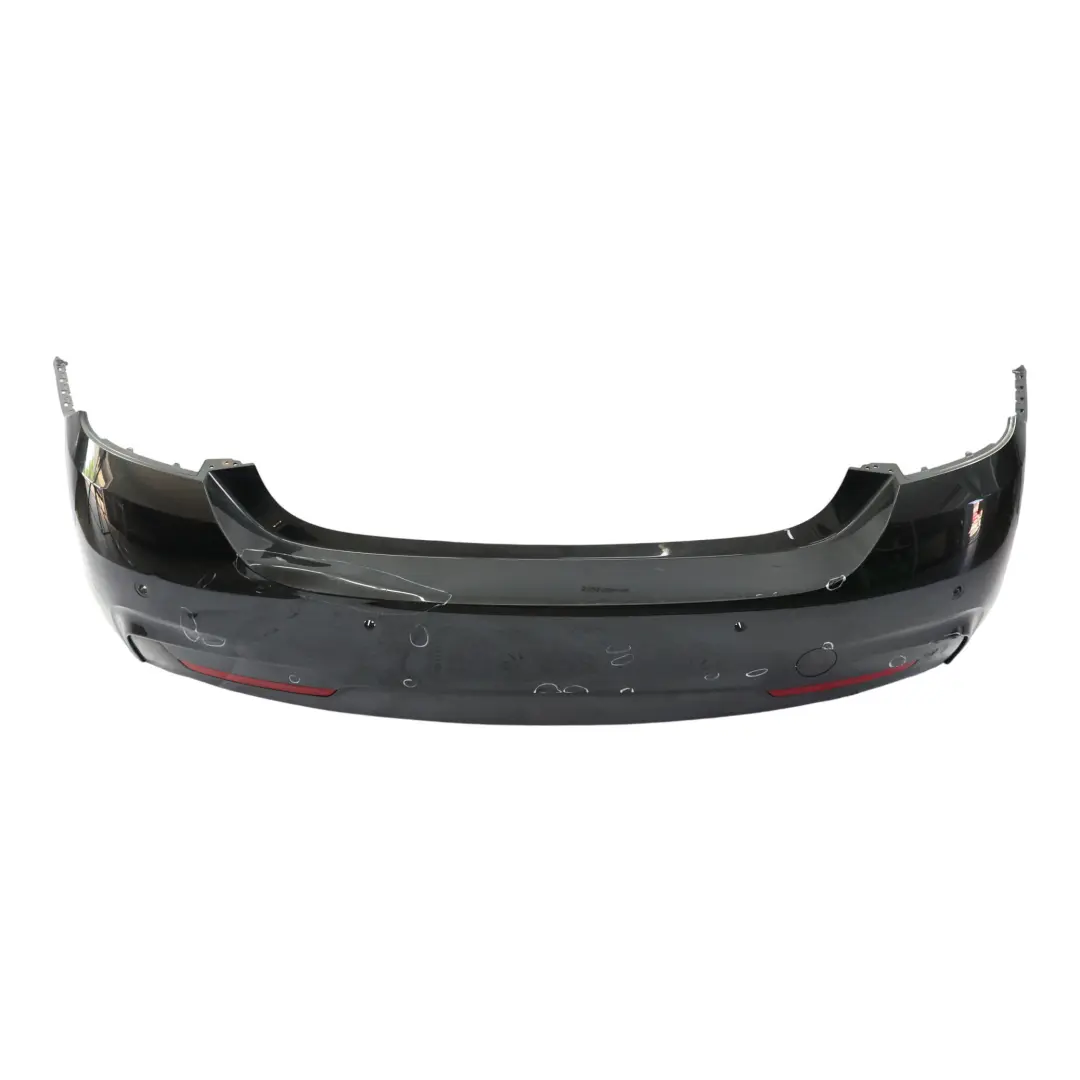 BMW F32 F33 M Sport Rear Bumper Trim Panel PDC Black Sapphire Metallic - 475 - SKU 8073078-BS1 - Part number 8073078
