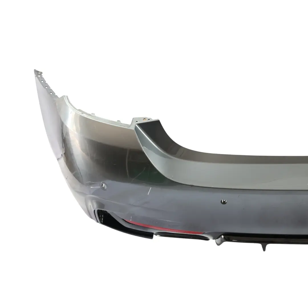 BMW F32 F33 M Sport Rear Bumper Trim Panel PDC Mineralgrau Grey Metallic - B39 - SKU 8073078-MG2 - Part number 8073078