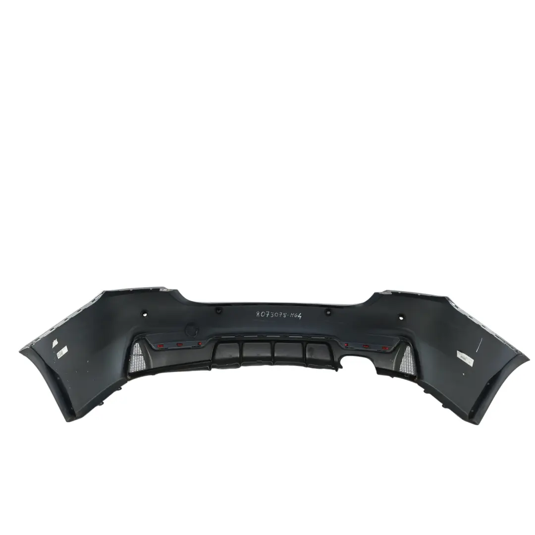 BMW F32 F33 M Sport Rear Bumper Trim Panel PDC Mineralgrau Grey Metallic - B39 - SKU 8073078-MG4 - Part number 8073078