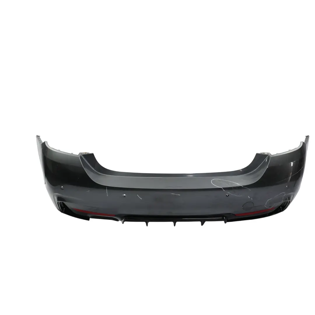 Bumper Trim Panel PDC Mineralgrau Grey Metallic - B39 to BMW F32 F33 M Sport Rear with Part number 8073078 BMW F32 F33 M Sport Rear Bumper Trim Panel PDC Mineralgrau Grey Metallic - B39 - SKU 8073078-MG4 - Part number 8073078