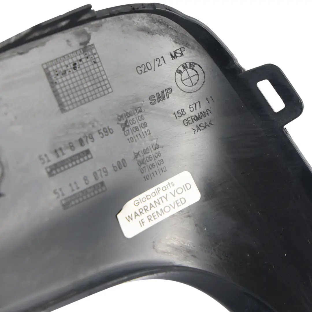 BMW G11 G12 G20 LCI Rejilla Parachoques M Sport Delantero Derecho - SKU 8079586 - Número de pieza 8079586