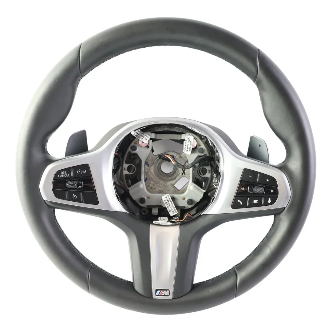 Kierownica M Sport Pakiet Czarna Skóra Łopatki do BMW X3 G01 X4 G02 o numerze 8094542 BMW X3 G01 X4 G02 Kierownica M Sport Pakiet Czarna Skóra Łopatki - SKU 8094542 - Numer Części 8094542