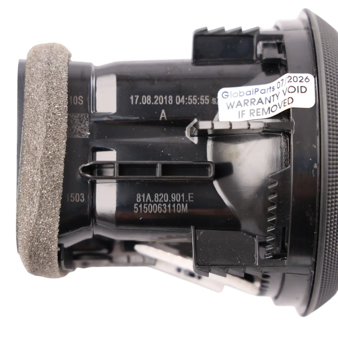 Audi A3 8V Q2 GA Bocchetta Aria Anteriore Centrale Riscaldamento A/C - SKU 81A820901E-1 - Numero di parte 81A820901E