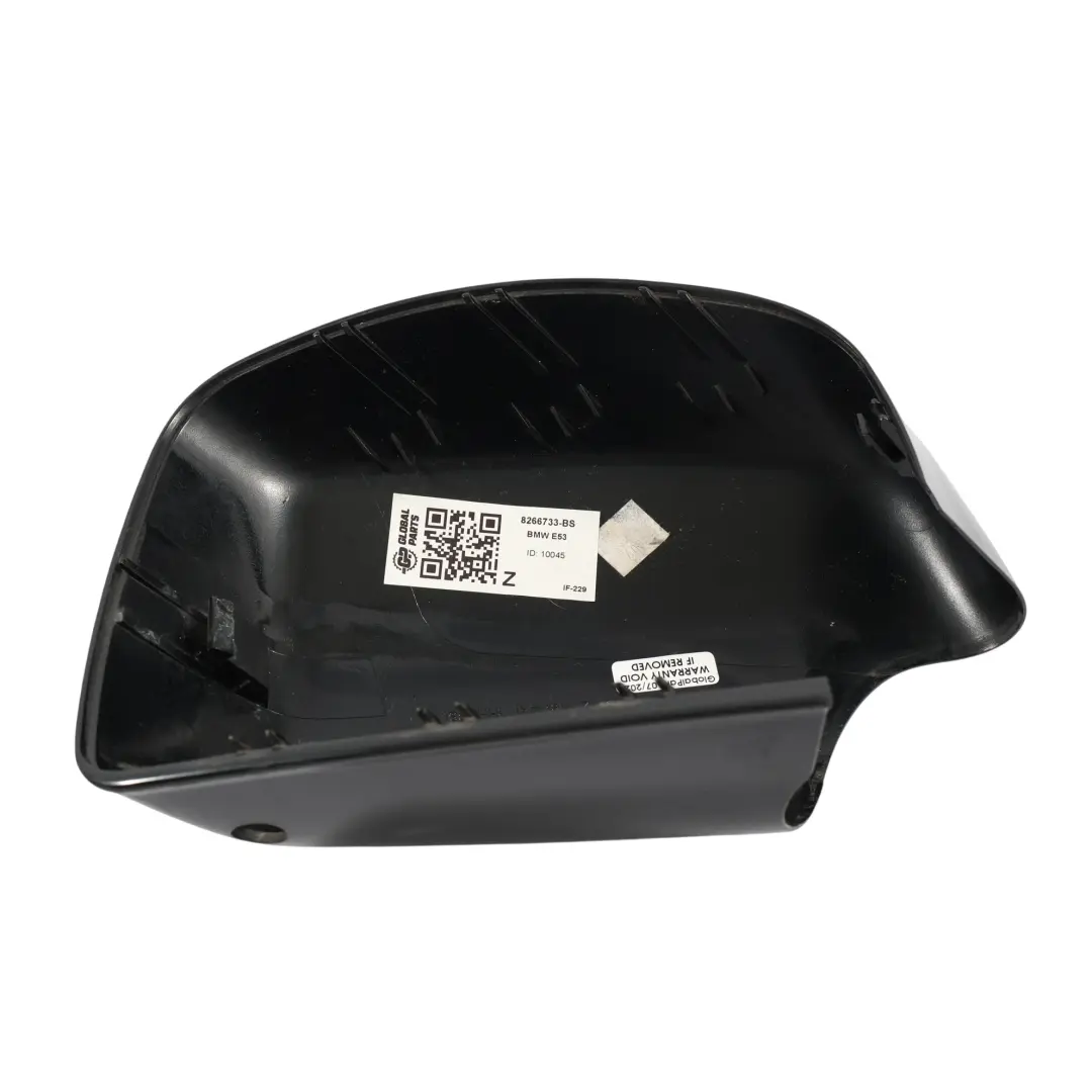 Pokrywa Lusterka Bocznego Lewa Czarny Szafirowy Metalik 475 do BMW X5 E53 o numerze 8266733 BMW X5 E53 Pokrywa Lusterka Bocznego Lewa Czarny Szafirowy Metalik 475 - SKU 8266733-BS - Numer Części 8266733