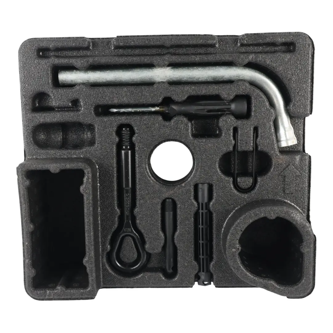 Mk2 Emergency Tyre Tool Kit Set & Foam Tray Box Cover to Audi A1 GB with Part number 82A012109 Audi A1 GB Mk2 Emergency Tyre Tool Kit Set & Foam Tray Box Cover - SKU 82A012109 - Part number 82A012109