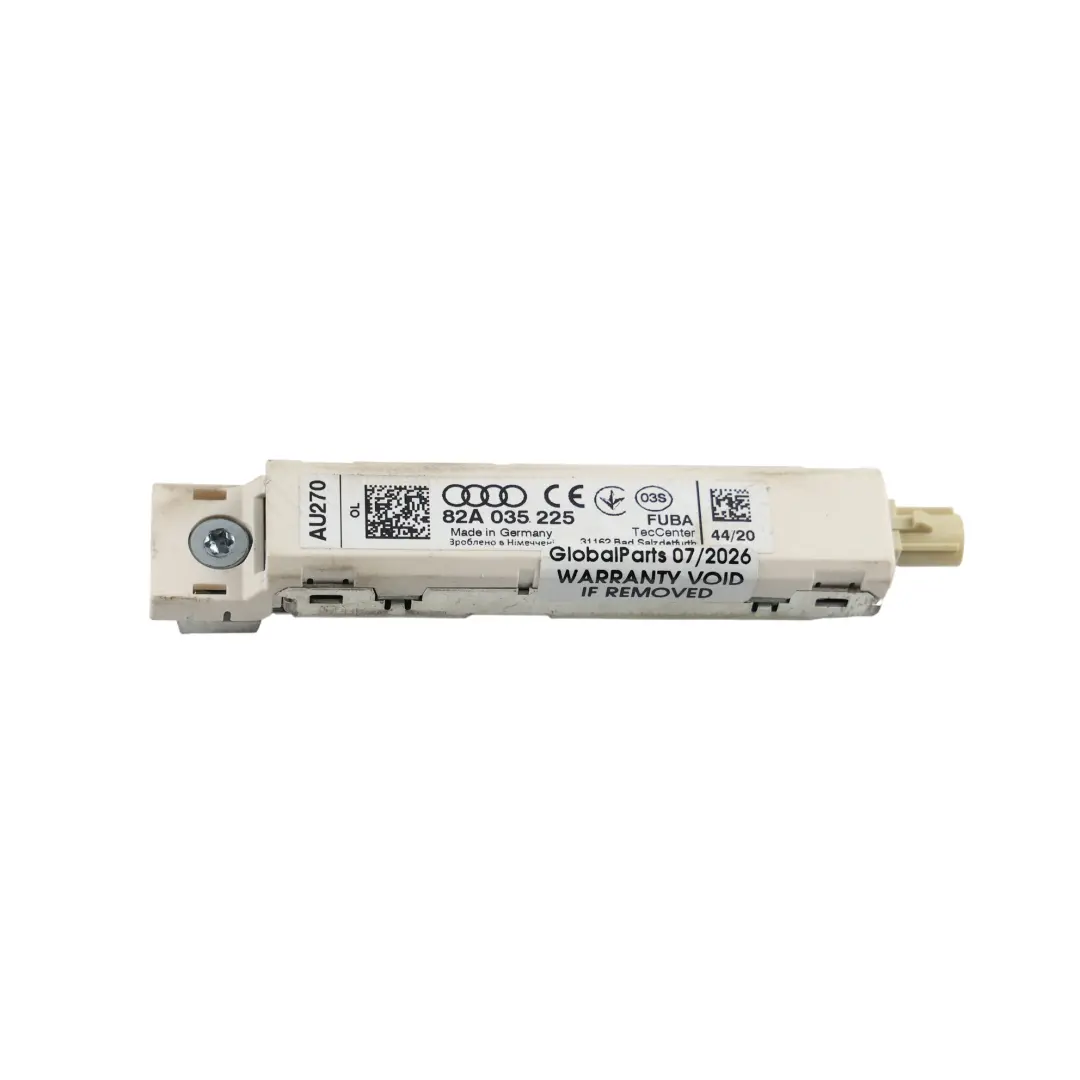 Amplificador Antena Radio Superior Izquierdo para Audi A1 S1 GB con número de pieza 82A035225 Audi A1 S1 GB Amplificador Antena Radio Superior Izquierdo - SKU 82A035225 - Número de pieza 82A035225