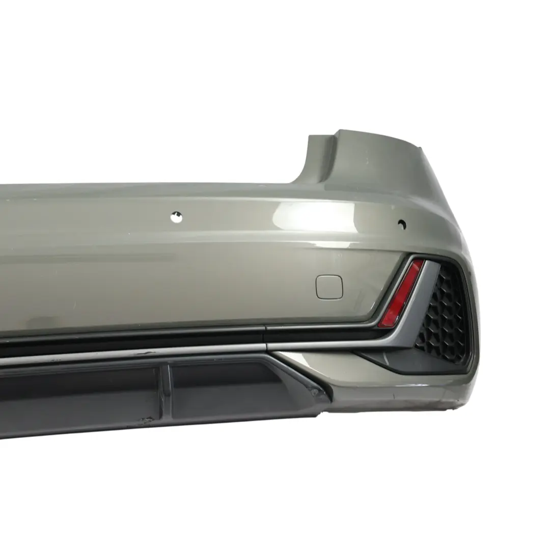Audi A1 GB Rear Bumper Cover S-Line Chronos Grey Metallic - X7G - SKU 82A807067D-CHG - Part number 82A807067D