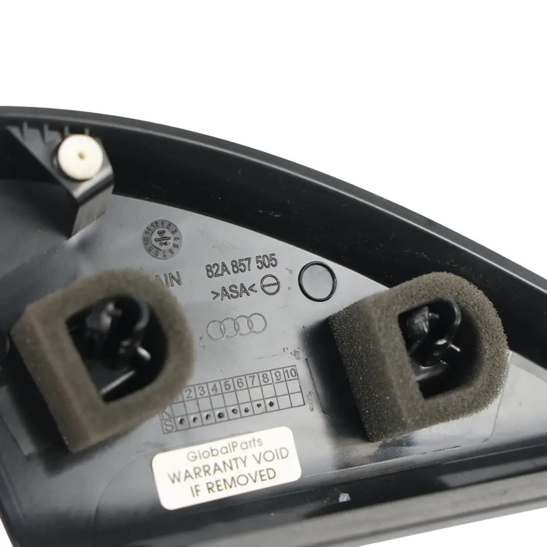 Audi A1 GB Mk2 Pannello Rivestimento Porta Anteriore Sinistro Nero - SKU 82A857505 - Numero di parte 82A857505