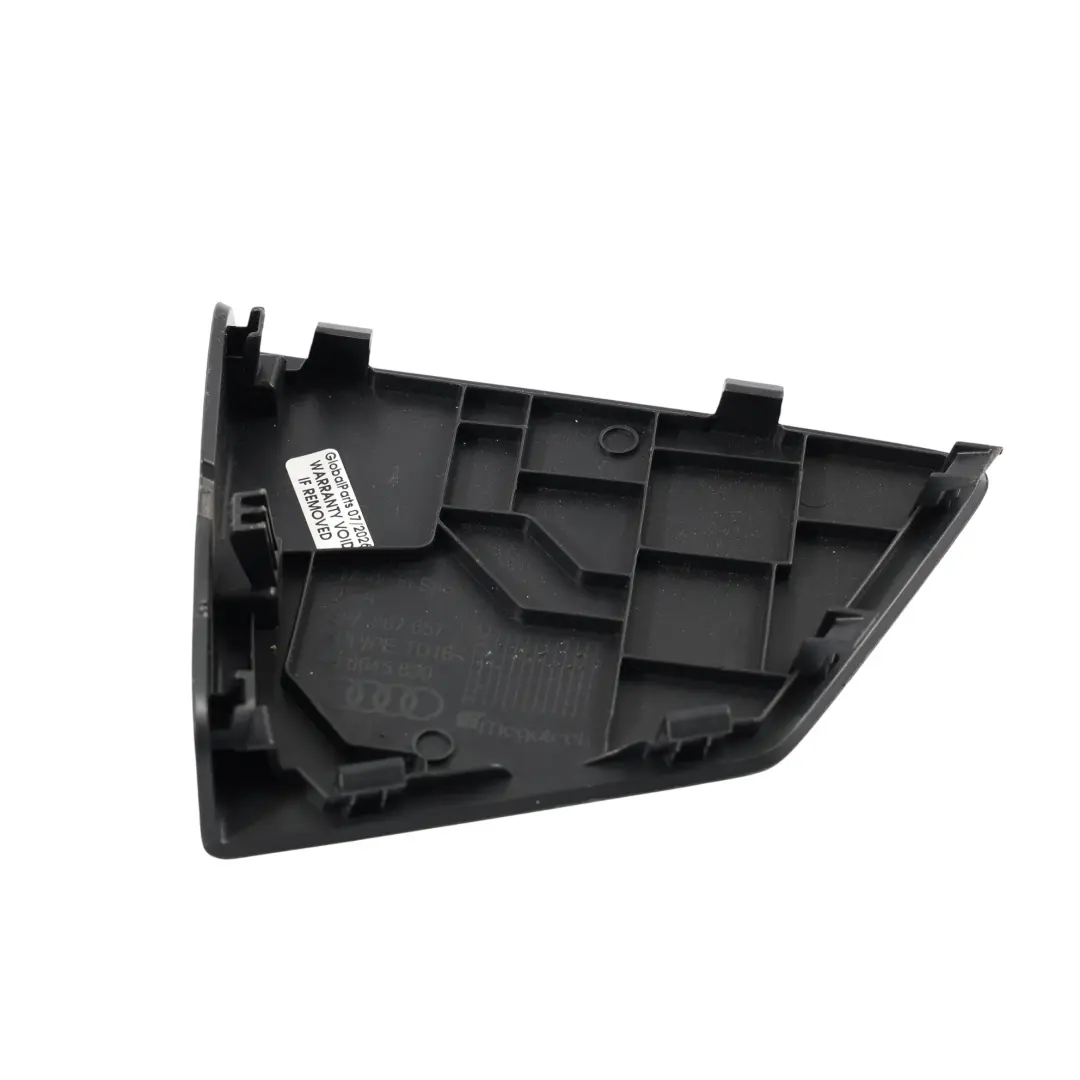 Audi A1 GB MK2 Moldura Lateral Salpicadero Panel Izquierdo Negro - SKU 82A867657 - Número de pieza 82A867657