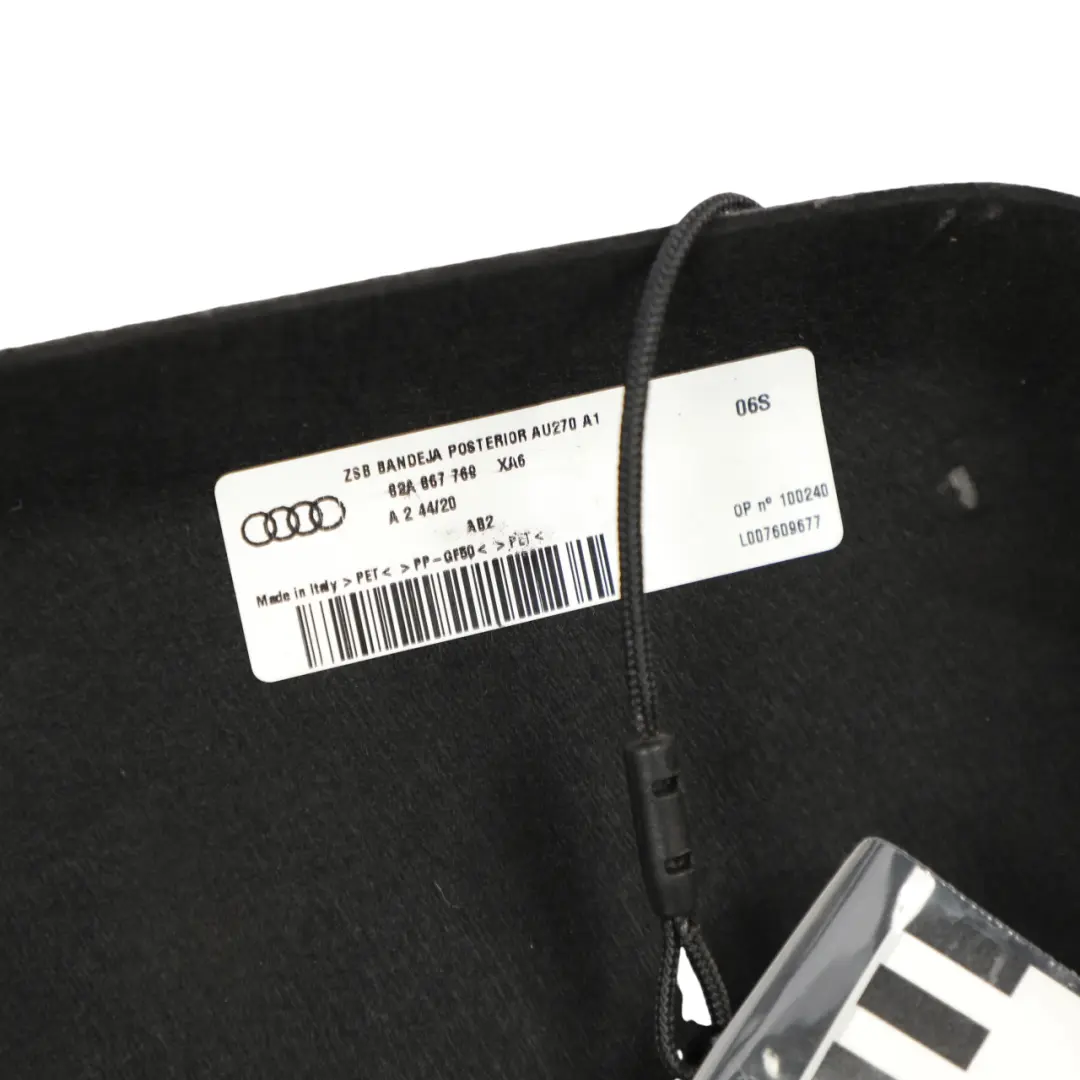 Audi A1 GB Sportback Rear Parcel Shelf Boot Trunk Loading Cover - SKU 82A867769 - Part number 82A867769