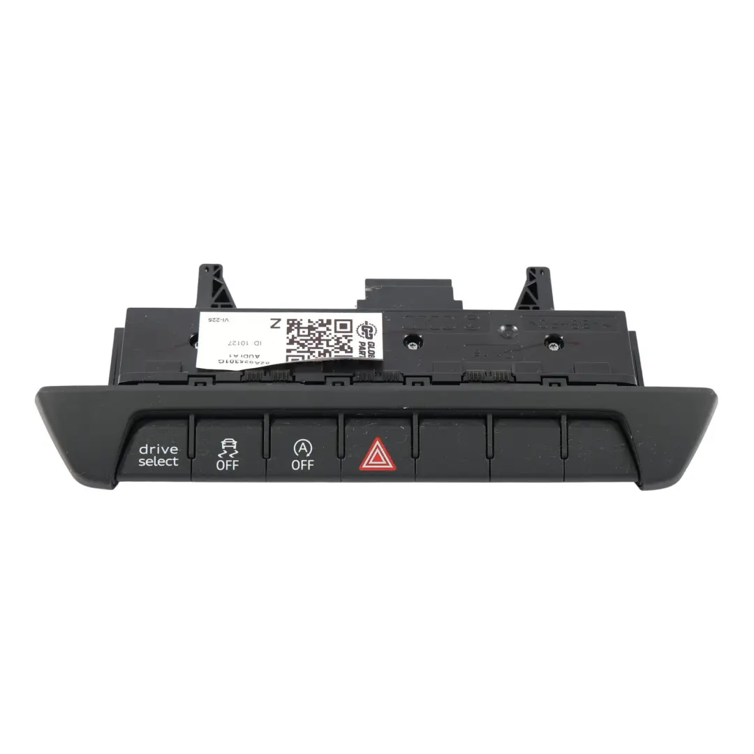MK2 Panel Control Interruptor Luces Emergencia ESP para Audi A1 GB con número de pieza 82A925301G Audi A1 GB MK2 Panel Control Interruptor Luces Emergencia ESP - SKU 82A925301G - Número de pieza 82A925301G