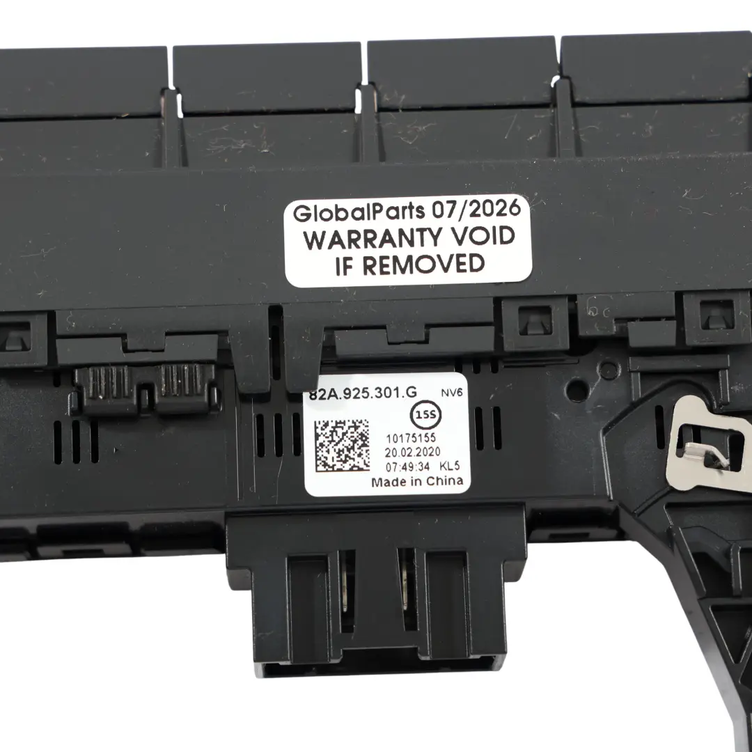 Mk2 Dashboard Hazard ESP Start/Stop Control Switch Panel to Audi A1 GB with Part number 82A925301G Audi A1 GB Mk2 Dashboard Hazard ESP Start/Stop Control Switch Panel - SKU 82A925301G - Part number 82A925301G