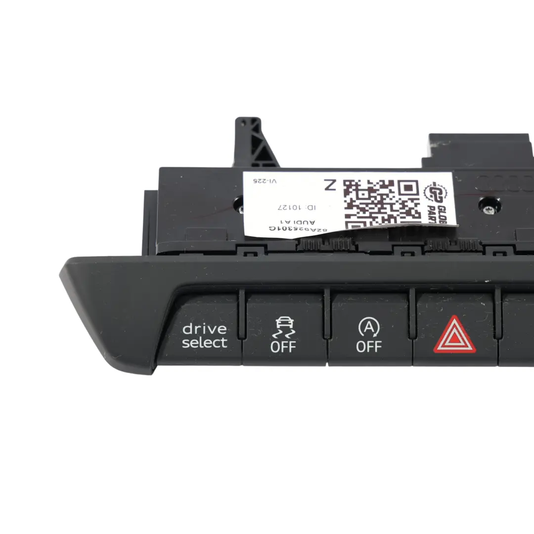 Mk2 Dashboard Hazard ESP Start/Stop Control Switch Panel to Audi A1 GB with Part number 82A925301G Audi A1 GB Mk2 Dashboard Hazard ESP Start/Stop Control Switch Panel - SKU 82A925301G - Part number 82A925301G