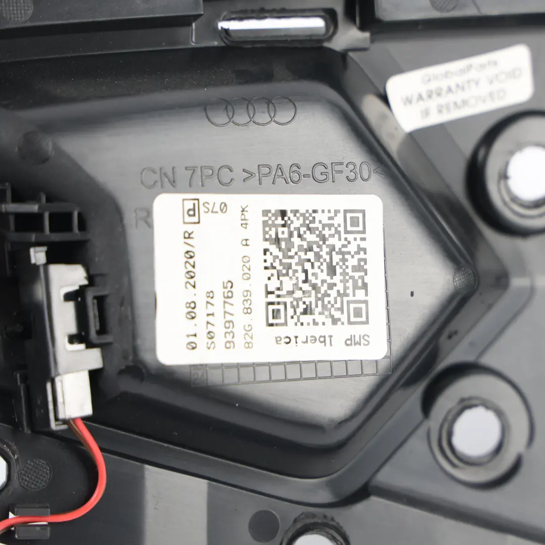 Audi A1 MK2 GB Poignée Panneau Garniture Porte Arrière Droit 82G839019A - SKU 82G839020A - Numéro de pièce 82G839020A