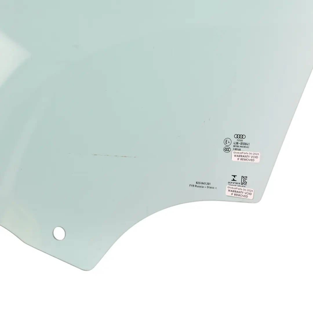 Mk2 Front Door Window Glass Glazing Left N/S AS2 to Audi A1 GB with Part number 82G845201 Audi A1 GB Mk2 Front Door Window Glass Glazing Left N/S AS2 - SKU 82G845201 - Part number 82G845201
