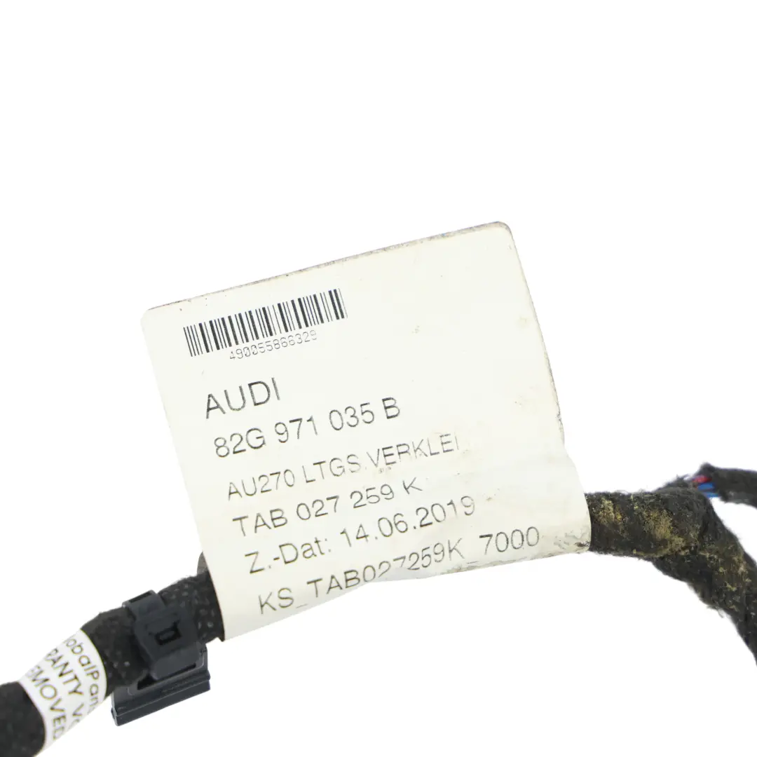 Mk2 Door Wiring Loom Harness Cable Front Driver Side O/S to Audi A1 GB with Part number 82G971035B Audi A1 GB Mk2 Door Wiring Loom Harness Cable Front Driver Side O/S - SKU 82G971035B - Part number 82G971035B