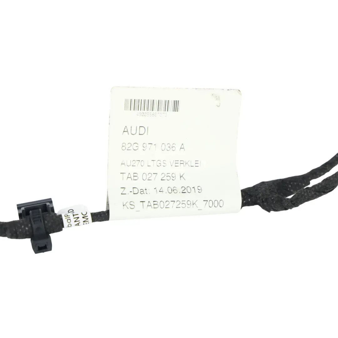 Mk2 Door Wiring Loom Harness Cable Front Passenger Side to Audi A1 GB with Part number 82G971036A Audi A1 GB Mk2 Door Wiring Loom Harness Cable Front Passenger Side - SKU 82G971036A - Part number 82G971036A