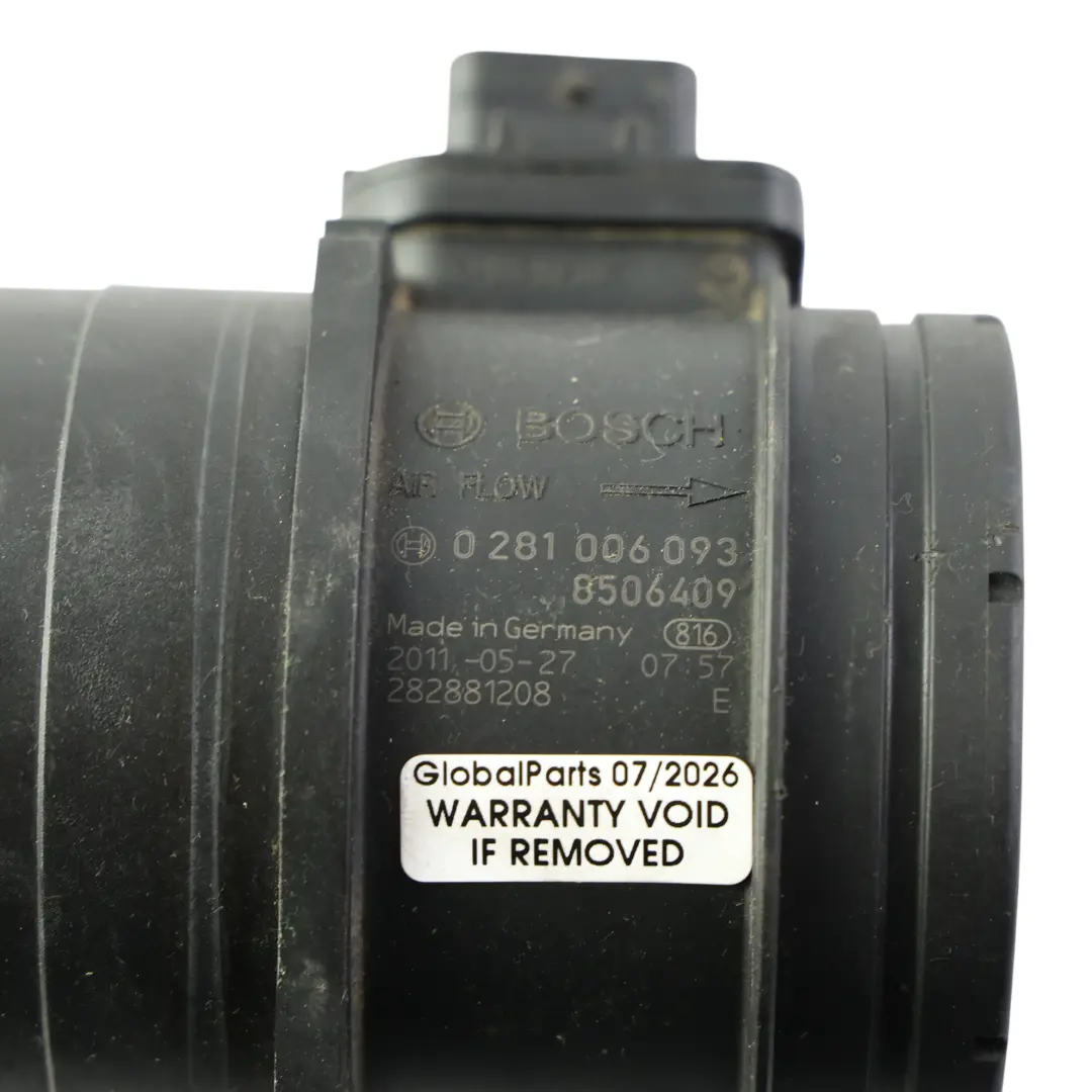Débitmètre Air Massique Chaud Moteur Diesel N47N pour BMW E90 E91 E92 E93 à propos du numéro de pièce 8506409 BMW E90 E91 E92 E93 Débitmètre Air Massique Chaud Moteur Diesel N47N - SKU 8506409 - Numéro de pièce 8506409
