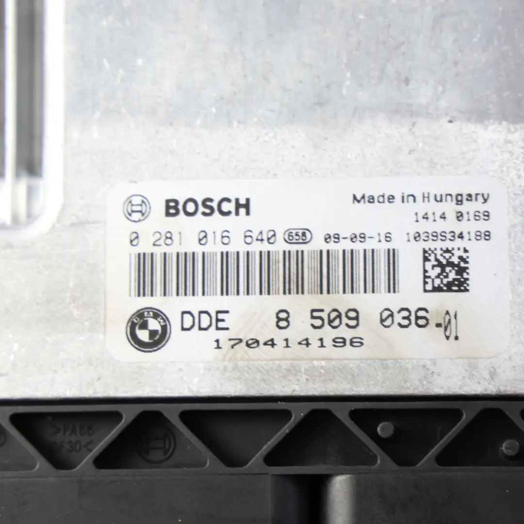 BMW E90 E91 335d M57N2 286HP Engine ECU DDE Kit CAS3 + Key Fob Automatic - SKU 8509036-8 - Part number 8509036