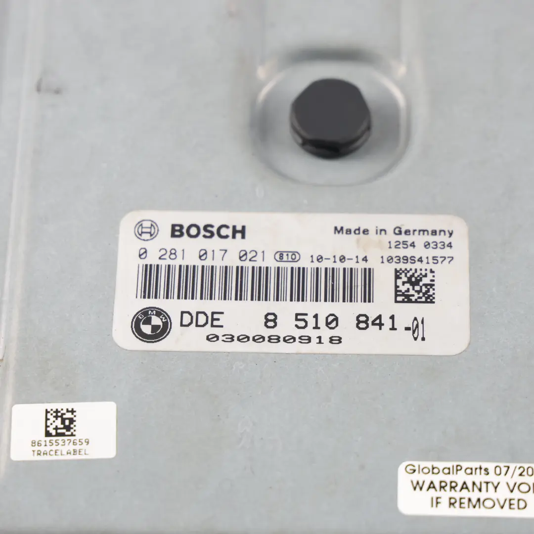 BMW X5 E70 LCI 40dX N57S 306HP Calculateur Moteur ECU KIT DDE Auto - SKU 8510841-1 - Numéro de pièce 8510841
