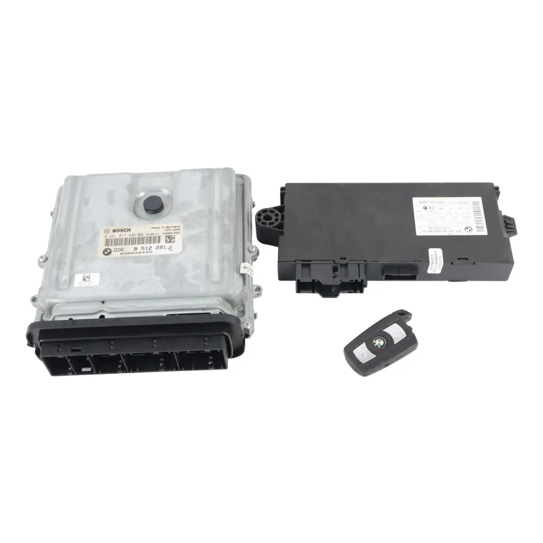BMW Serie 3 E90 E91 LCI N47N 320d 184HP ECU KIT DDE CAS 3 Chiave Manuale - SKU 8512291-2 - Numero di parte 8512291