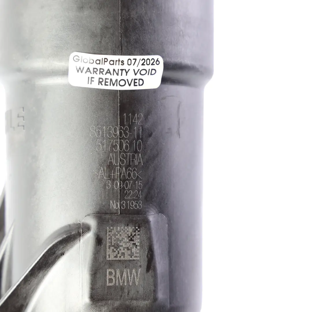 BMW F30 LCI 320d B47 Couvercle Carter Filtre Huile Refroidisseur - SKU 8513963 - Numéro de pièce 8513963
