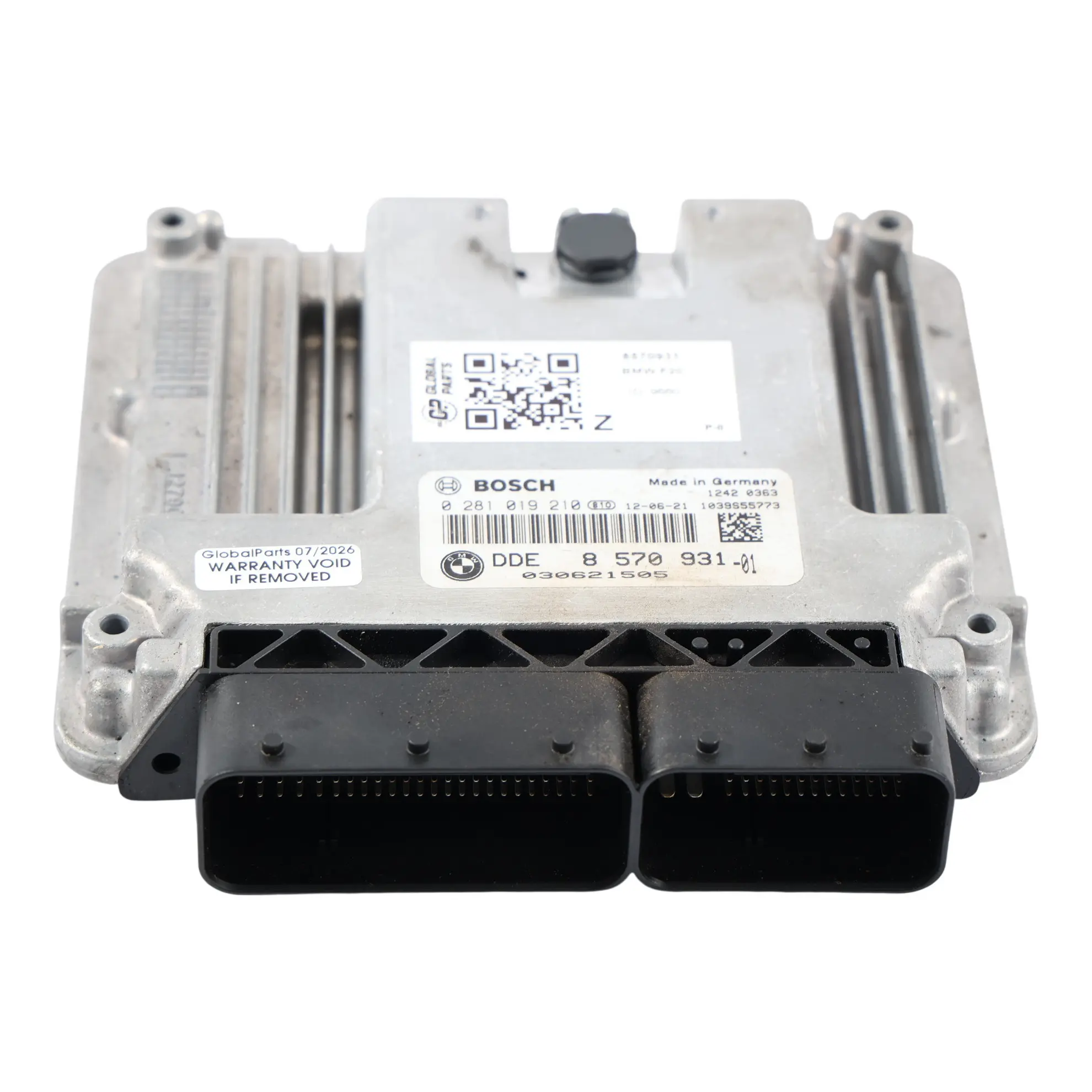 BMW F10 F20 F30 F32 Centralina Motore ECU 184HP N47N Manuale 8570931