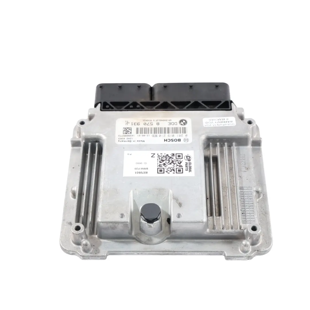 BMW F10 F20 F30 F32 Engine ECU Control Module Unit 184HP N47N Manual - SKU 8570931 - Part number 8570931