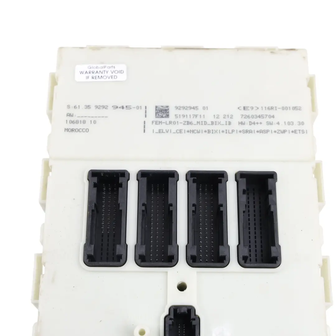 BMW F30 F31 N57N 330d 258HP Diesel Calculateur Moteur DDE FEM Auto - SKU 8572439-4 - Numéro de pièce 8572439