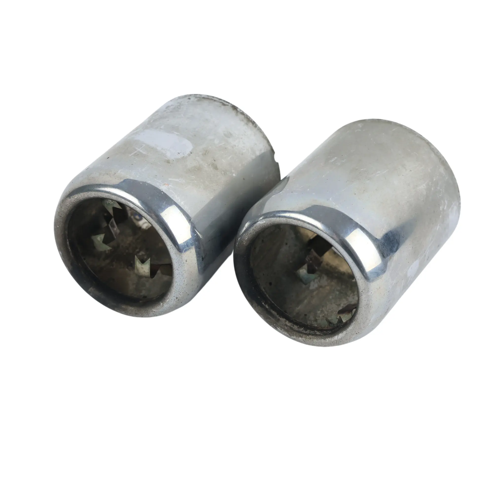 Mini F55 F56 Garniture Sortie Échappement Chrome Embout Tuyau 8606004 Set