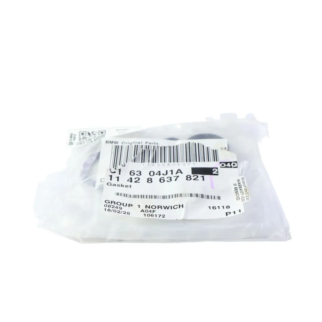 BMW E81 E87 E90 E92 F20 F30 Oil Filter Housing Gasket Petrol Engine - SKU 8637821 - Part number 8637821