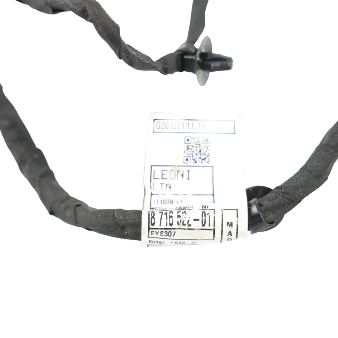 BMW G20 G21 G26 Câblage Faisceau Siège Avant Droit Manuel - SKU 8716522 - Numéro de pièce 8716522
