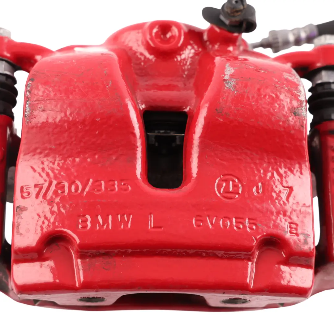 F66 JCW Brake Caliper Housing Front Left N/S Red to Mini with Part number 8848837 Mini F66 JCW Brake Caliper Housing Front Left N/S Red - SKU 8848837 - Part number 8848837