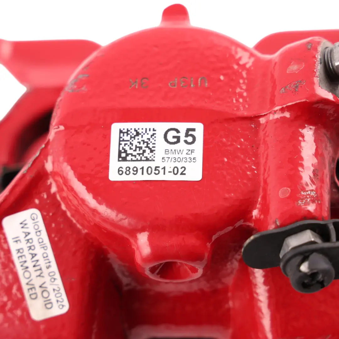 F66 JCW Brake Caliper Housing Front Left N/S Red to Mini with Part number 8848837 Mini F66 JCW Brake Caliper Housing Front Left N/S Red - SKU 8848837 - Part number 8848837