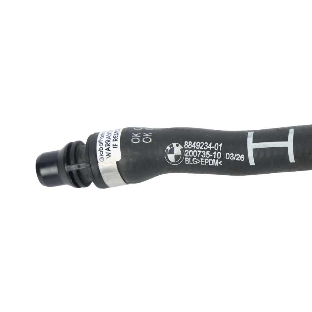 F66 F67 Engine Radiator Water Coolant Pipe Hose B48P to Mini F65 with Part number 8849234 Mini F65 F66 F67 Engine Radiator Water Coolant Pipe Hose B48P - SKU 8849234 - Part number 8849234