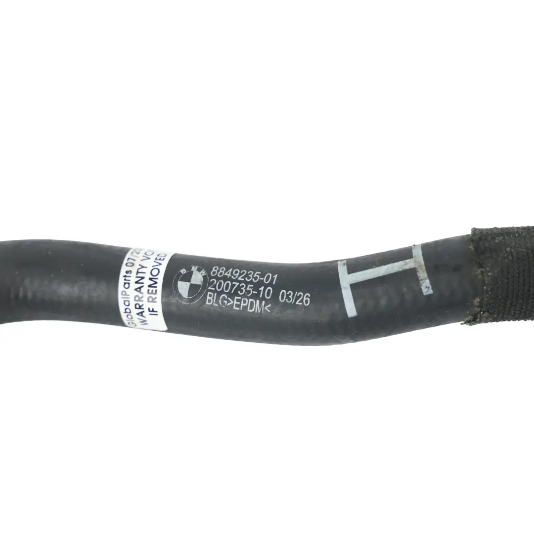 F66 F67 Engine Radiator Water Coolant Pipe Hose Line B48P to Mini F65 with Part number 8849235 Mini F65 F66 F67 Engine Radiator Water Coolant Pipe Hose Line B48P - SKU 8849235 - Part number 8849235
