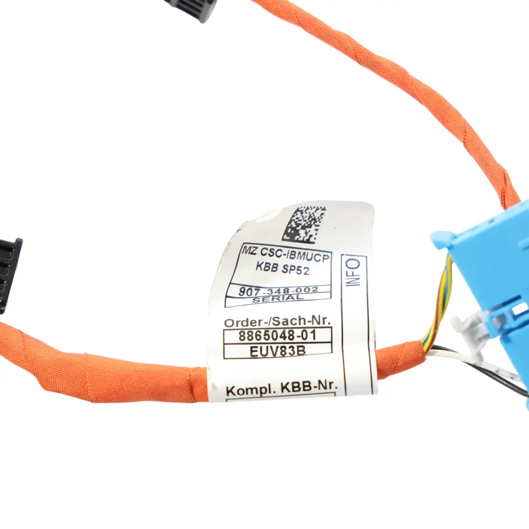 Low Voltage Wiring Harness Cable Loom to Bmw X1 U11 with Part number 8865048 Bmw X1 U11 Low Voltage Wiring Harness Cable Loom - SKU 8865048 - Part number 8865048