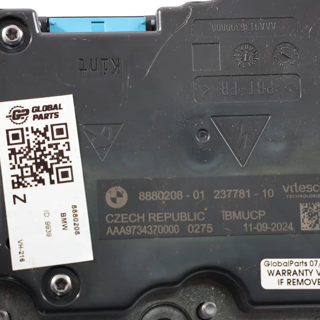 Unità Controllo Accumulatore Alta Tensione per BMW G60 G61 G70 U06 X1 U11 con numero di parte 8880208 BMW G60 G61 G70 U06 X1 U11 Unità Controllo Accumulatore Alta Tensione - SKU 8880208 - Numero di parte 8880208
