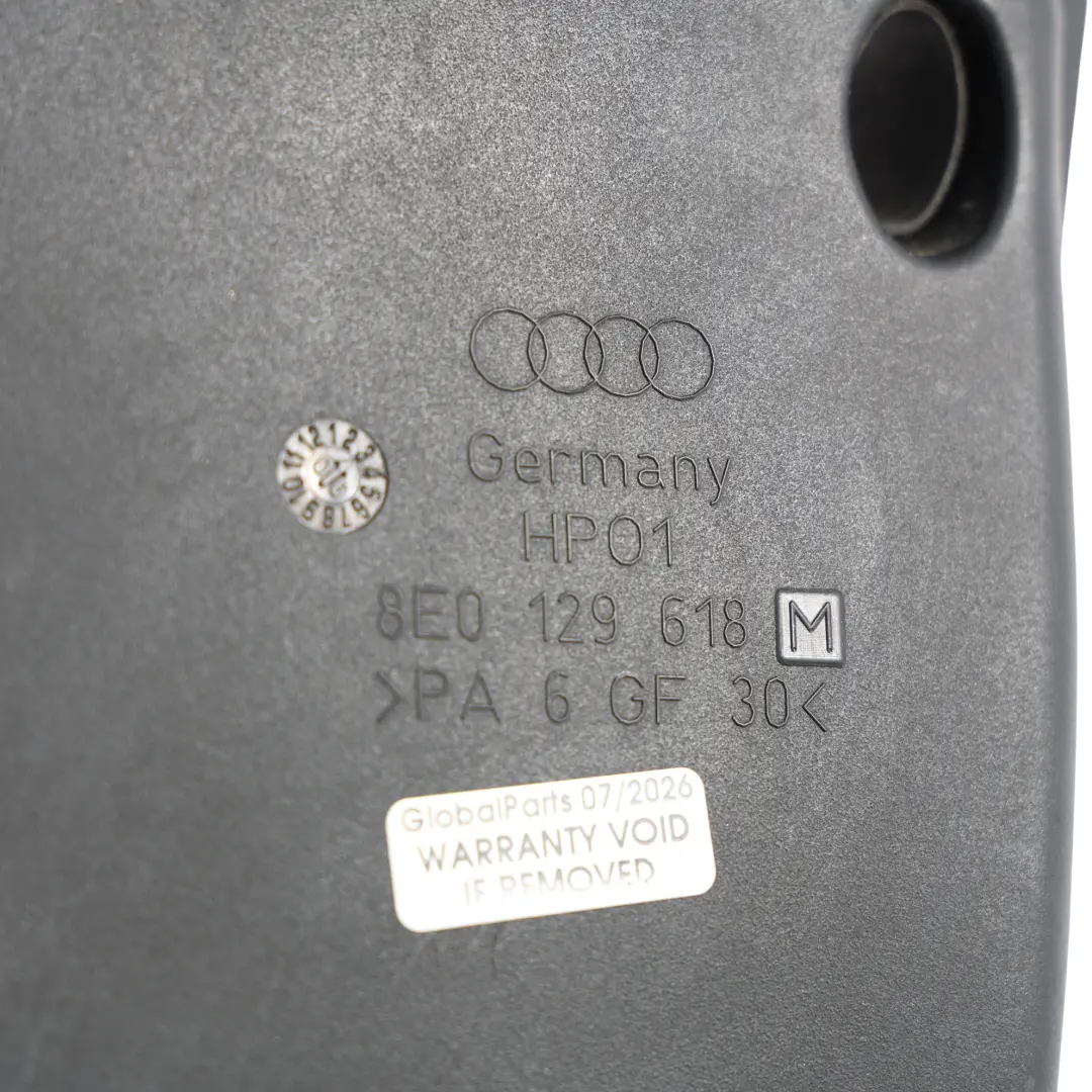 Condotto Guida Aspirazione Filtro Aria 4.2 FSI BNS per Audi RS4 B7 con numero di parte 8E0129618M Audi RS4 B7 Condotto Guida Aspirazione Filtro Aria 4.2 FSI BNS - SKU 8E0129618M - Numero di parte 8E0129618M
