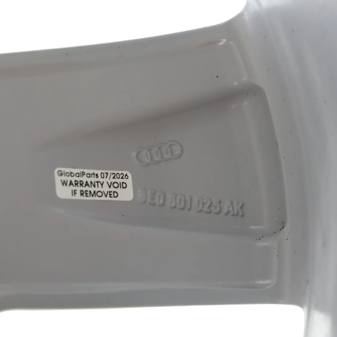 Audi A4 B7 Silver Alloy Wheel Rim 18" ET:43 8J - SKU 8E0601025AK-7 - Part number 8E0601025AK