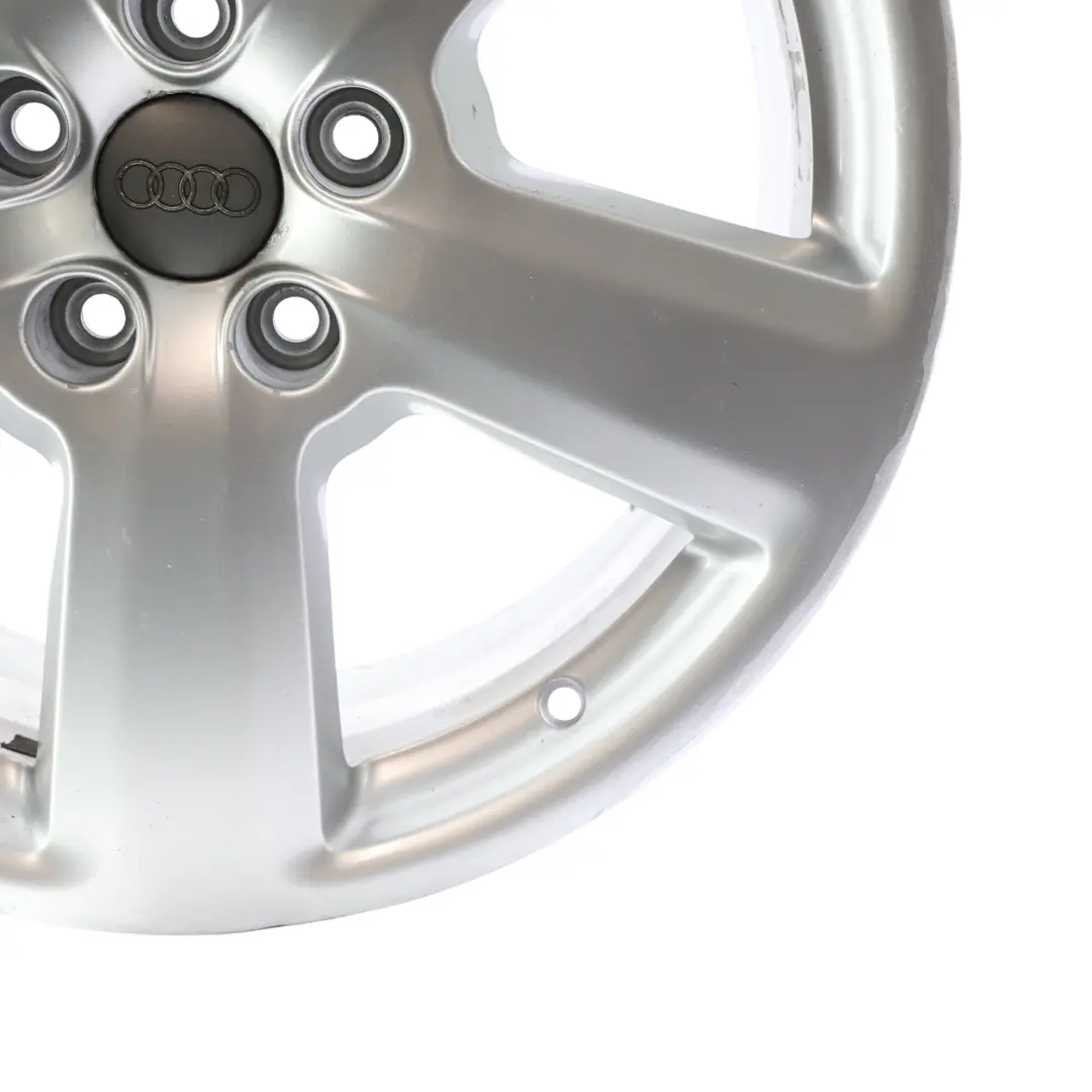 Audi A4 B7 Silver Alloy Wheel Rim 18" ET:43 8J - SKU 8E0601025AK-7 - Part number 8E0601025AK