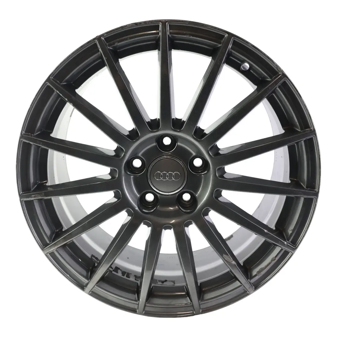 Audi A4 8E Alloy Wheel Rim 18" 8J ET:43 15 Spoke Grey - SKU 8E0601025AT-1 - Part number 8E0601025AT