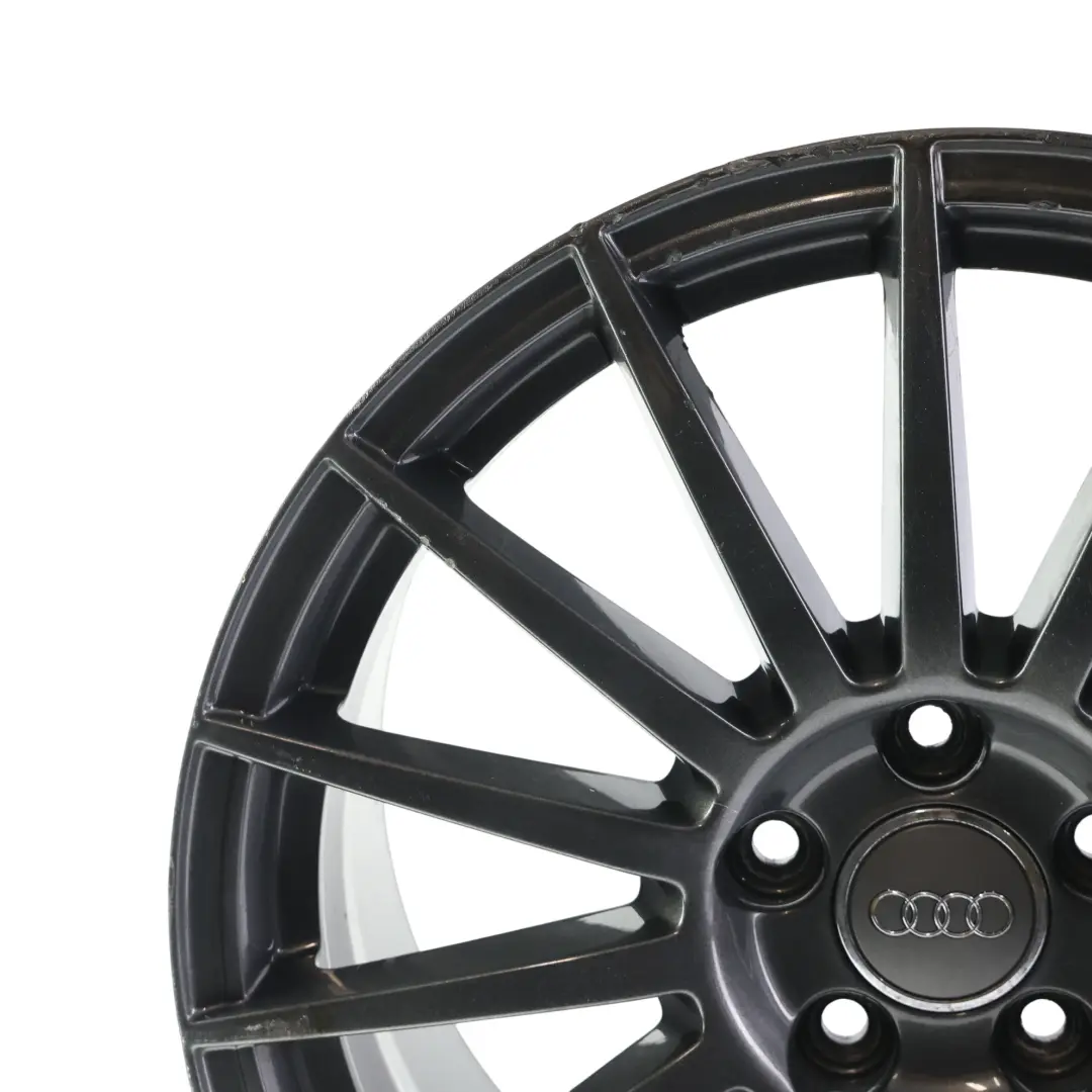 Cerchio Lega 18" 8J ET:43 15 Razze Grigio per Audi A4 8E con numero di parte 8E0601025AT Audi A4 8E Cerchio Lega 18" 8J ET:43 15 Razze Grigio - SKU 8E0601025AT-1 - Numero di parte 8E0601025AT