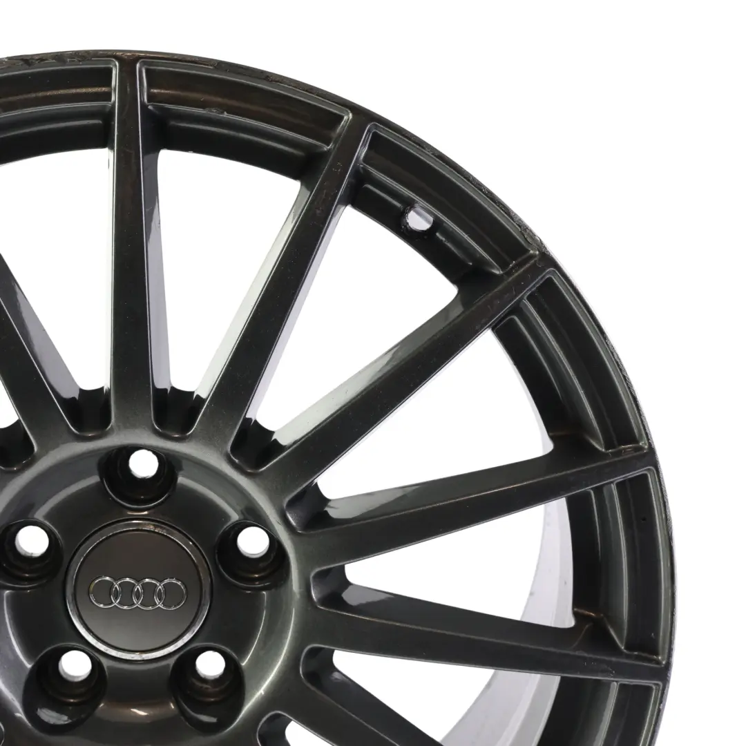 Alloy Wheel Rim 18" 8J ET:43 15 Spoke Grey to Audi A4 8E with Part number 8E0601025AT Audi A4 8E Alloy Wheel Rim 18" 8J ET:43 15 Spoke Grey - SKU 8E0601025AT-1 - Part number 8E0601025AT